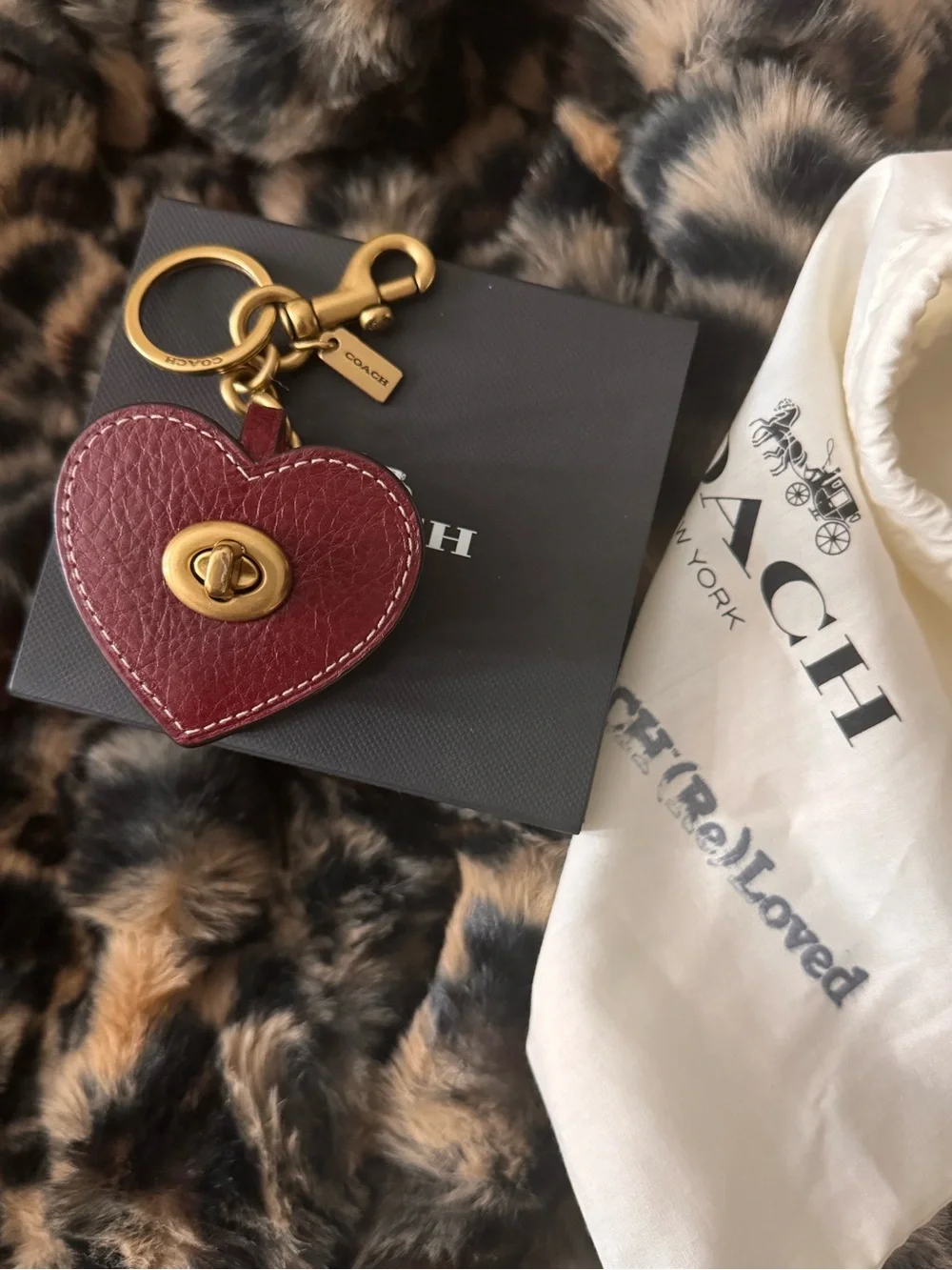 Coach ReLoved Red Heart AirPod case